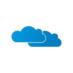 cloud technology logo vector