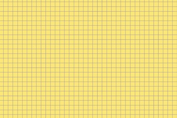 Graph paper template line artwork, grid paper texture, grid sheet, abstract grid line, gray straight lines on yellow background, Illustration notebook business office and the bathroom wall. 