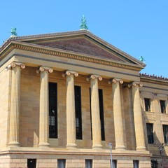 Philadelphia Pennsylvania. American city. American architecture. Landmark tourist attraction. Philadelphia Art Gallery.