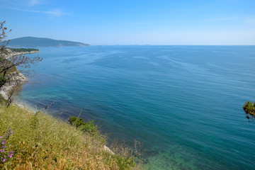Fototapeta premium Seascape, view from the shore, Tsemes bay