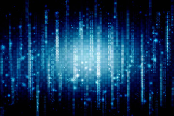 2d illustration technology background