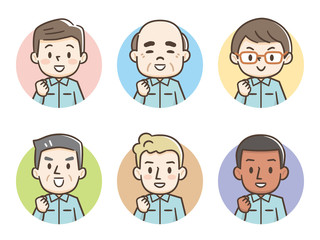 男性　作業服　セット