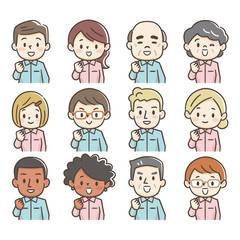 男性　女性　作業服　セット