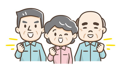 シニア　作業服