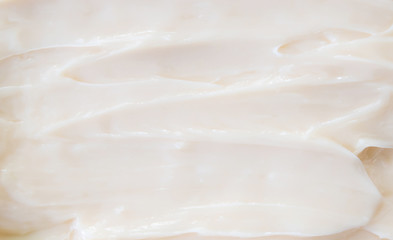 cosmetic texture cream for face and body. selective focus.