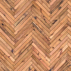 Wall murals Wooden texture Natural parquet seamless floor texture. Herringbone