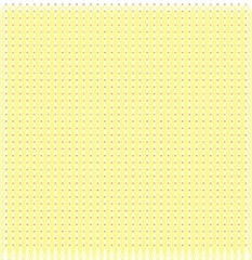 Yellow pattern on white backdrop