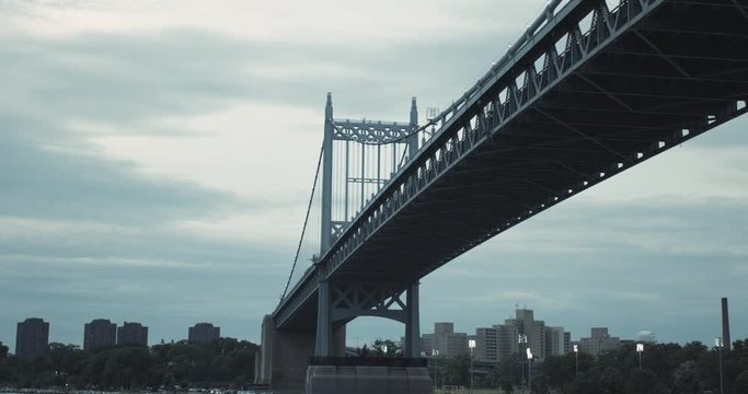 Close Up Triborough Bridge Robert F. Kennedy from Astoria Park.