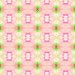 abstract seamless pattern with peach puff, moderate green and tan colors. repeating background illustration can be used for wallpaper, cards or textile fashion design