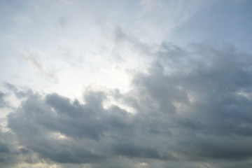 Fototapeta na wymiar Sky with cloud storm black background for resource graphic design