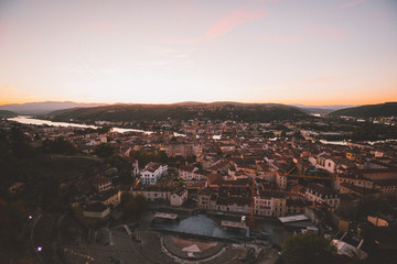 Perfect sunset in Vienne