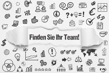Finden Sie Ihr Team! 