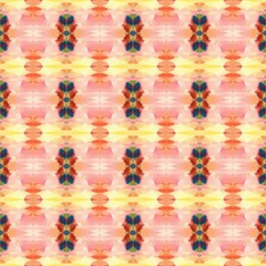 seamless geometric pattern with skin, dark slate gray and sienna colors. repeating background illustration can be used for fashion textile design, web page background or surface textures