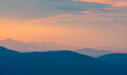 Fototapeta na wymiar Appalachian Mountains of Vermont