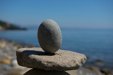 stone at sea