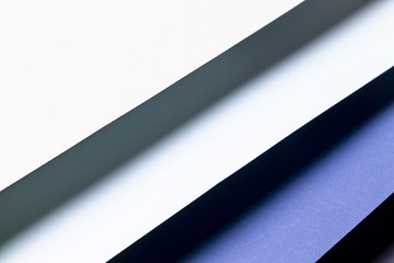 Flat lay gradient blue pattern