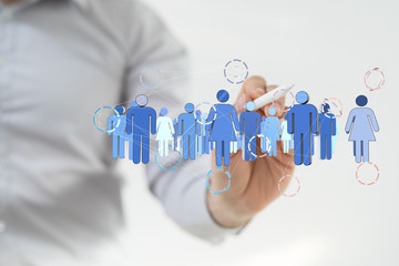 network gruppe team struktur