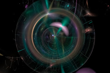 abstract fractal fantasy design background