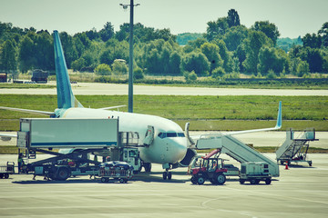 Loading platform of air freight to the aircraft