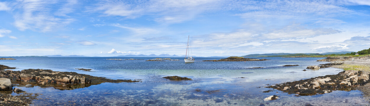 Boat In Ronachan Beach