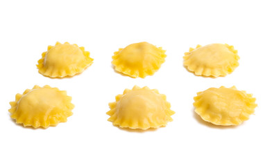 italian ravioli isolated