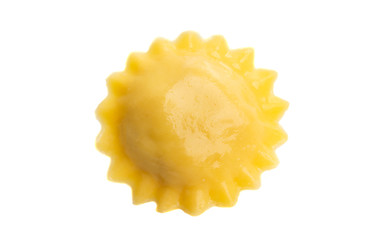 italian ravioli isolated
