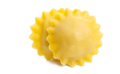 italian ravioli isolated