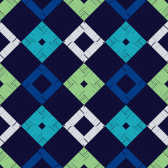 Design of squares and quadrangles. Trendy seamless pattern designs. Vector geometric background. Can be used for wallpaper, textile, invitation card, wrapping, web page background.