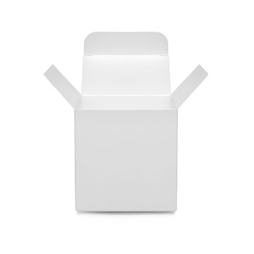 open white box