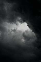 dark thunderclouds