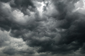 dark thunderclouds