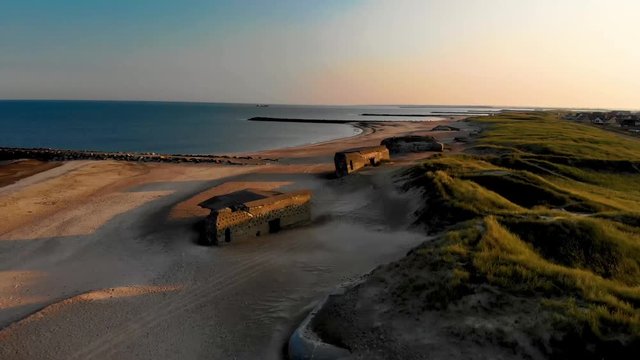 Strand von Thyboron bei Aalborg in D&auml;nemark
