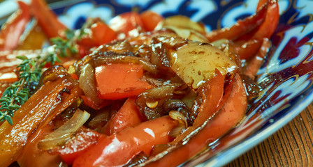 Caramelized Onions and Bell Peppers