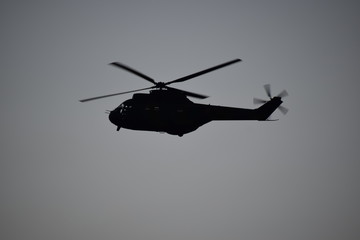 Fototapeta na wymiar military helicopter 