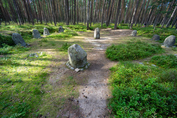 Kręgi kamienne w Grzybnicy  © SebbPL