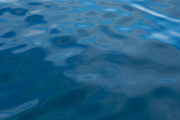 Obraz premium Blue water surface