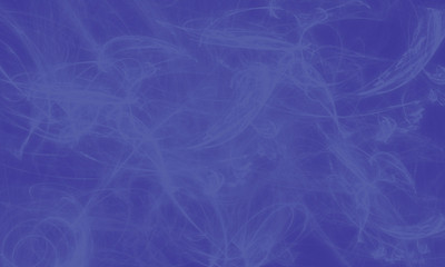 Abstract blue background with smokey swirls