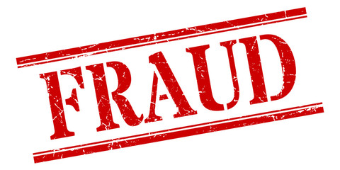 fraud stamp. fraud square grunge sign. fraud