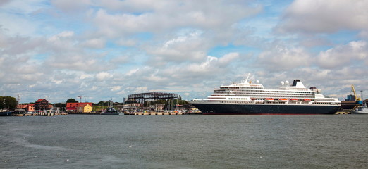 Ship in port
