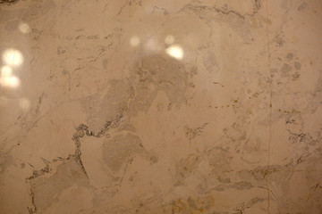 real beige marble wall as indoor design