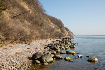 Steilküste, Groß Zicker, Mönchgut, Insel Rügen, Mecklenburg-Vorpommern, Deutschland, Europa