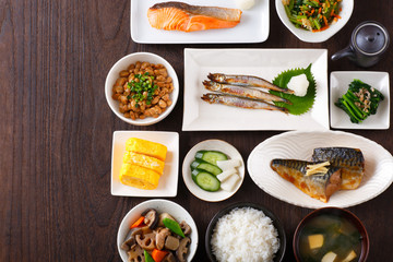 和食の集合、俯瞰