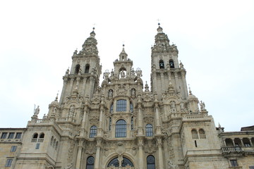 Fototapeta na wymiar cathedral ofSantiago of Compostela spain