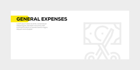 GENERAL EXPENSES BANNER CONCEPT