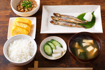 和食イメージ、テーブル