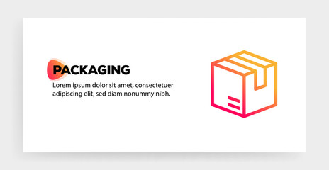 PACKAGING ICON CONCEPT