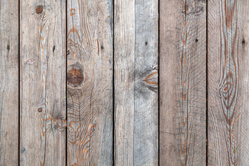 Background and texture of decorative old wood striped on surface wall