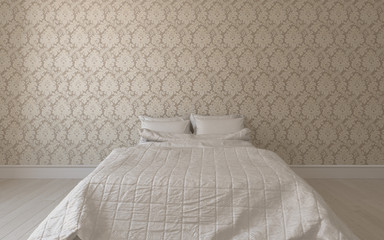 壁紙のあるベッドルーム 2