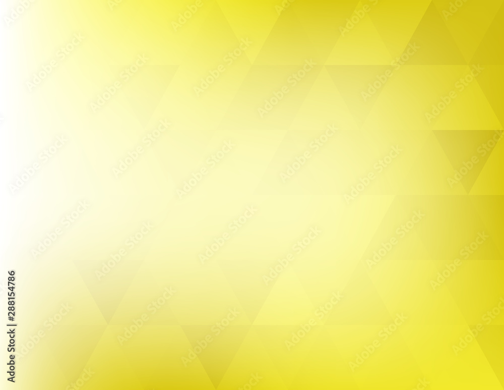 Aufkleber Yellow geometric pattern with translucent triangles. Vector graphic background