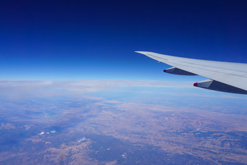 機内からの景色
